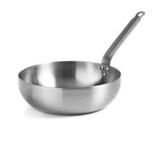 מחבת עמוק מקצועי מברזל טבעי מסדרת FERRUM Iron Steel 32 Lacor Spain